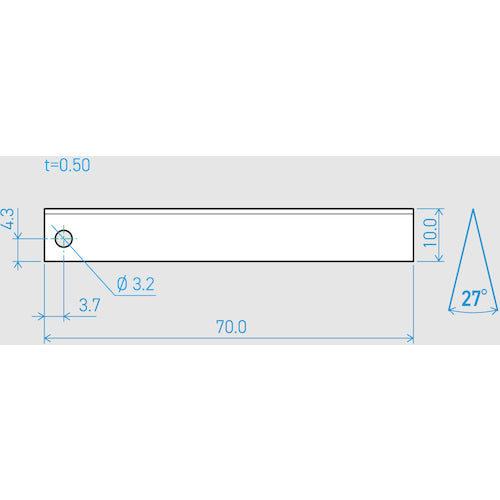 Kai Corporation Machine Blade J70-1S 27° (100-piece set) 750BH2034 1 box