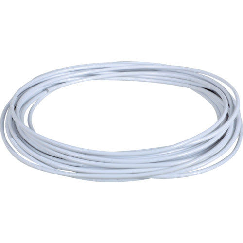 ＴＲＵＳＣＯ　【売切廃番】　汎用ビニールチューブ　内径５．１φ　白　長さ１０ｍ　TB5.1W-10　1 巻