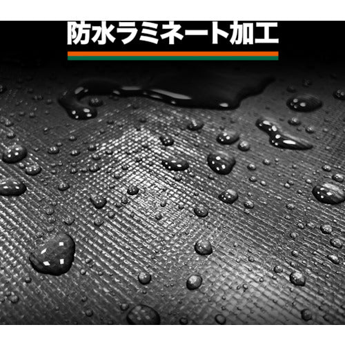 ＴＲＵＳＣＯ　エコ超厚手ＵＶシ−ト＃５０００　ＯＤグリーン　幅１．８ｍＸ長さ１．８ｍ　TUV5000-1818　1 枚