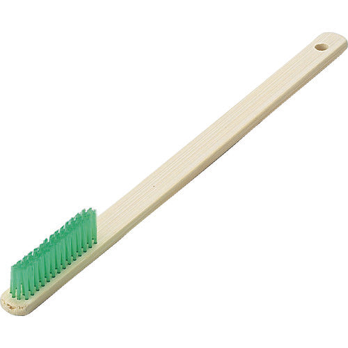 TRUSCO Mechanical Bamboo Brush, 13.5cm, Straight Handle, Nylon, TB-1002-30, 1 Piece