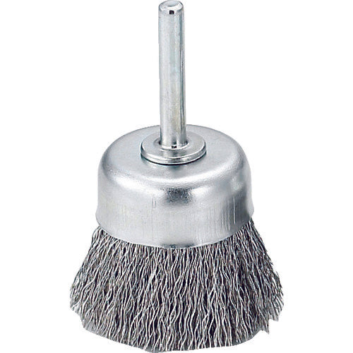 TRUSCO Shaft Cup Brush φ50 x Shaft 6 Stainless Steel Wire Wire Diameter 0.3 TB-6623 1 pc
