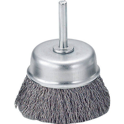 TRUSCO Shaft Cup Brush φ65 x Shaft 6 Stainless Steel Wire Wire Diameter 0.3 TB-6633 1 pc