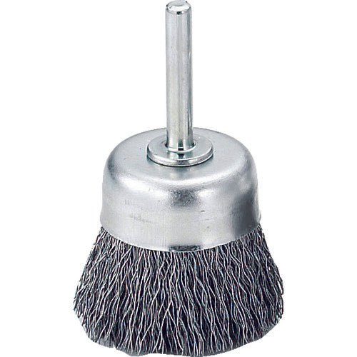 TRUSCO Shaft Cup Brush φ50 x Shaft 6 Steel Wire Wire Diameter 0.3 TB-6622 1 pc