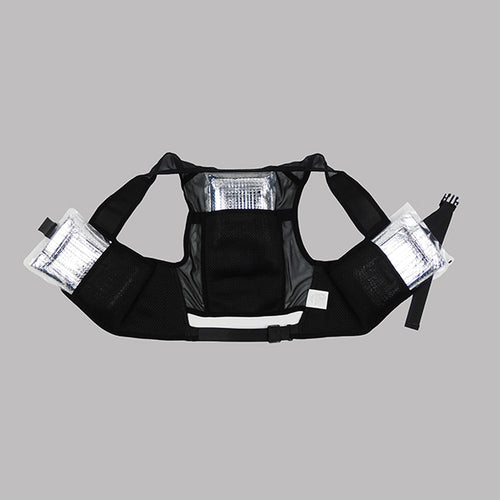 緑十字　ピタッと冷却ベスト　標準パッケージ　ＸＬサイズ　ブラック　胸回り１１５×１４５ｃｍ　　375669　1 着