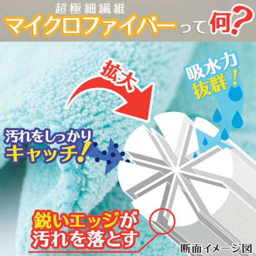 ＬＥＣ　激落ちくんマイクロファイバーぞうきん３枚入り　S00596　1 個