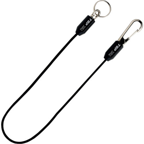 ＴＯＰ　ゴム製スリムセーフティコード（ブラック）　SFC-250BK　1 本