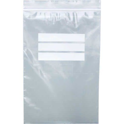 TRUSCO 척 부착 폴리 봉투 (흰색 프레임 포함) 0.04mm 두께 200x140mm 100 매입 TCBW-G-4A-TM 1 봉