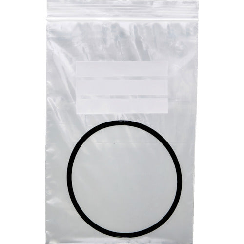 ＴＲＵＳＣＯ　チャック付ポリ袋（白枠付）　０．０８ｍｍ厚　８５ｘ６０ｍｍ　２００枚入　TCBW-B-8A-TM　1 袋