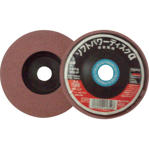 TRUSCO Soft Power Disc α for non-metallic use Φ100 5 pieces 46# 4/6 teeth TSPA100-P 1 box