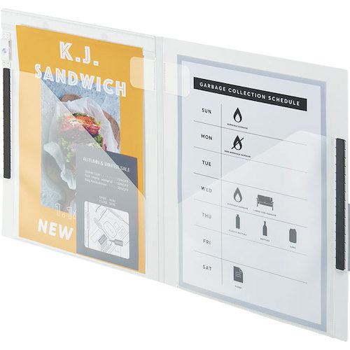 KING JIM Storage File Hull File Clip KSP5008-W 1 piece