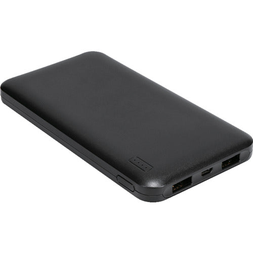 Ｏｗｌｔｅｃｈ　モバイルバッテリー　薄型１００００ｍＡｈ　ブラック　OWL-LPB10005-BK　1 個