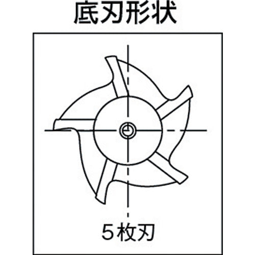 ＦＫＤ　Ｔスロットエンドミル２４×７　TSE24X7　1 本