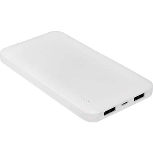 Ｏｗｌｔｅｃｈ　モバイルバッテリー　薄型１００００ｍＡｈ　ホワイト　OWL-LPB10005-WH　1 個