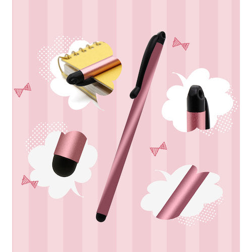 Ｏｗｌｔｅｃｈ　スリムで細部まで見やすくゲームや写真の落書きに最適　超軽量ストラップホール付き　スリムタッチペン　OWL-TPSE06-PK　1 個