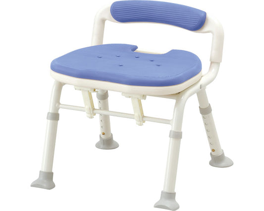 Anju Compact Folding Shower Bench IC Pelvic Support Type / 536-380 Blue 1 Unit