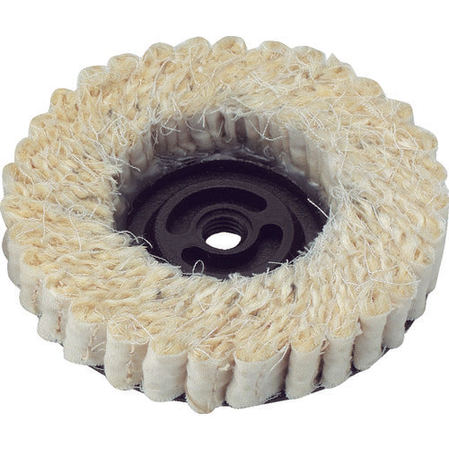 ＴＲＵＳＣＯ　サイザルディスク　ねじ込み式　Φ１００　中仕上げ用　５個入　TSD-100AL　1 箱