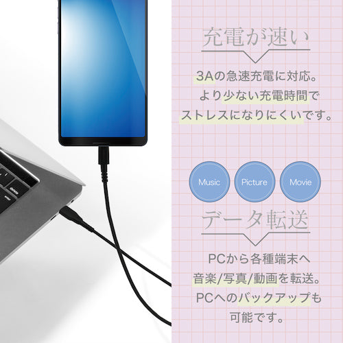 Ｏｗｌｔｅｃｈ　ＵＳＢ　Ｔｙｐｅ−Ｃケーブル　次世代超タフケーブル　ホワイト　１００ｃｍ　OWL-CBACA10-WH　1 個