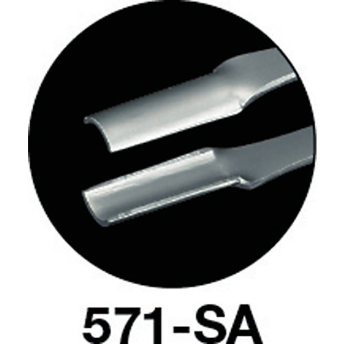 ＴＲＵＳＣＯ　【売切廃番】　耐酸耐磁ルビスピンセット　１５０ｍｍ　縦型　571-SA　1 本
