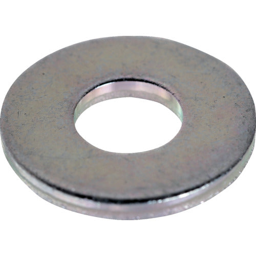 TRUSCO Round Washer Trivalent White 6X18X1.6 400 Pieces Hexagon Pack S115-0618 1 Can