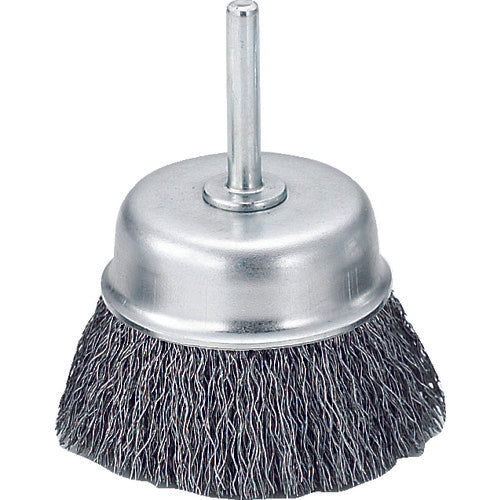 TRUSCO Shaft Cup Brush φ65X Shaft 6 Steel Wire Wire Diameter 0.3 TB-6632 1 pc