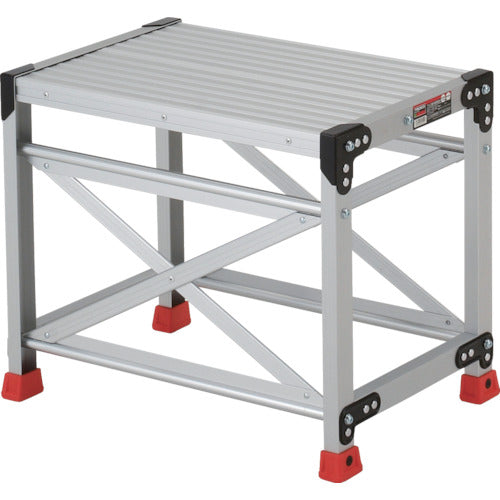 TRUSCO work platform, aluminum, high strength type, 1 step, TSF-165, 1 unit