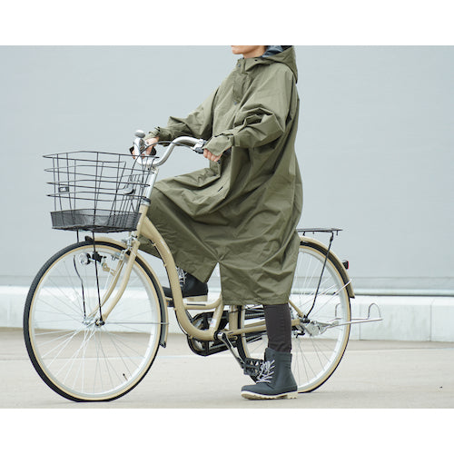 カジメイク　７４４１　サイクルモードハイポンチョ　ギンガム　Ｆ　7441-77-F　1 着