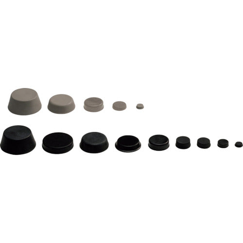 Takachi Adhesive Rubber Feet, Molded Type B8-4 1 Pack