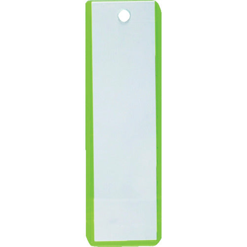 ＴＲＵＳＣＯ　掛名札　３ｘ９０ｘ２８ｍｍ　蛍光イエロー／クリア　TKT-1　1 枚