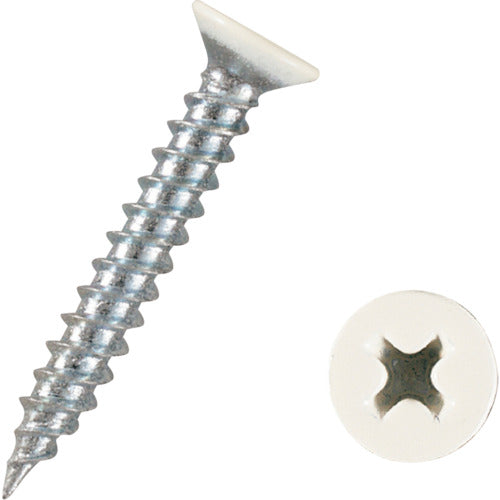 ＡＳＳＩＳＴ　タッピングビス７５−２５５ＷＨＯ（Ｐ）　ホワイト　３．５×２５　１０本入　75-255WHOP10　1 袋