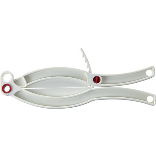 ＴＲＵＳＣＯ　フレコンバック用クリップ　１００ｍｍ　白　TGPA100-WH　1 個