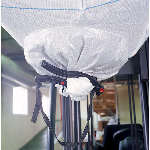 ＴＲＵＳＣＯ　フレコンバック用クリップ　１５０ｍｍ　赤　TGPA150-RD　1 個