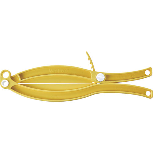 ＴＲＵＳＣＯ　フレコンバック用クリップ　１５０ｍｍ　黄　TGPA150-YE　1 個