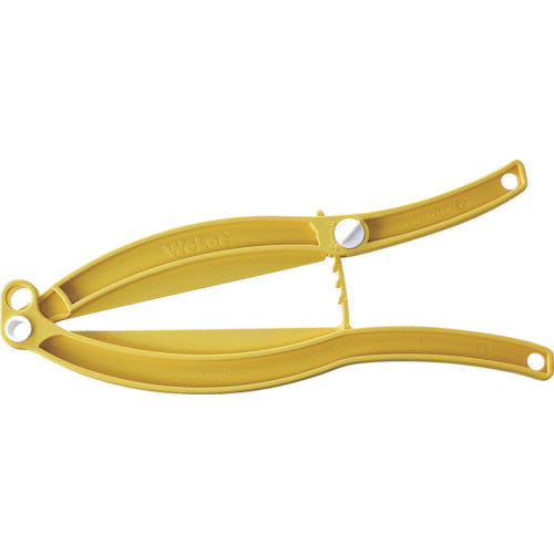 ＴＲＵＳＣＯ　フレコンバック用クリップ　１５０ｍｍ　黄　TGPA150-YE　1 個