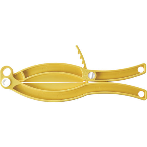 ＴＲＵＳＣＯ　フレコンバック用クリップ　１００ｍｍ　黄　TGPA100-YE　1 個