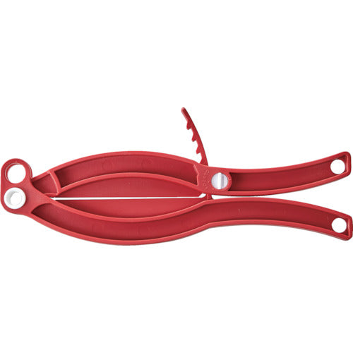 ＴＲＵＳＣＯ　フレコンバック用クリップ　１００ｍｍ　赤　TGPA100-RD　1 個