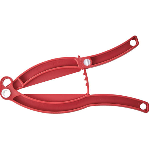 ＴＲＵＳＣＯ　フレコンバック用クリップ　１００ｍｍ　赤　TGPA100-RD　1 個