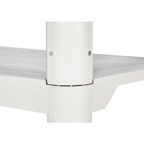 TRUSCO Plastic Shelf, Height 943, 3 Tier Type, Comes with 4 Corner Caps, Neo Gray, TPT-3343CA, 1 Unit