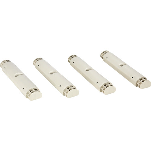 TRUSCO Plastic Shelf Legs Only Set of 4 for Height 372mm Neo Gray TPT-372KA 1 S