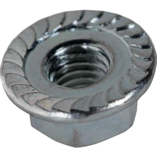 TRUSCO 플랜지 너트 세레이트 부착 3가백 M5(8×12) 330개입 헥사곤 팩 S094-0005 1 캔