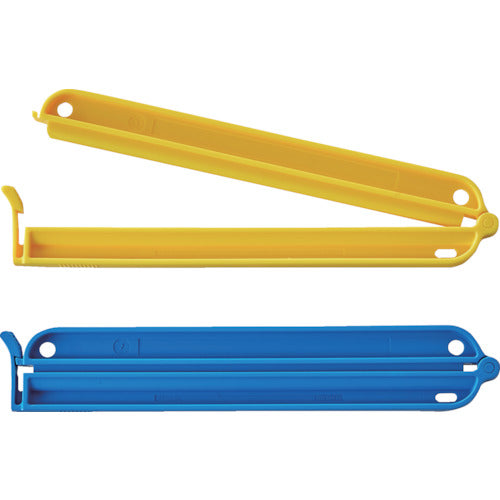 ＴＲＵＳＣＯ　袋留めクリップ　２Ｐ（黄青）　TWC-150YB2P　1 PK