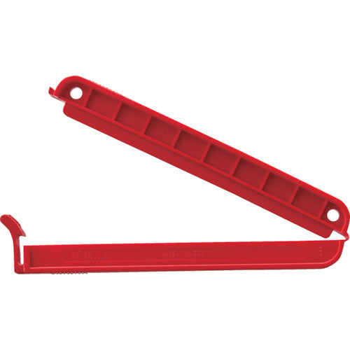 ＴＲＵＳＣＯ　袋留めクリップ　３Ｐ（白赤黄）　TWC-110WRY3P　1 PK