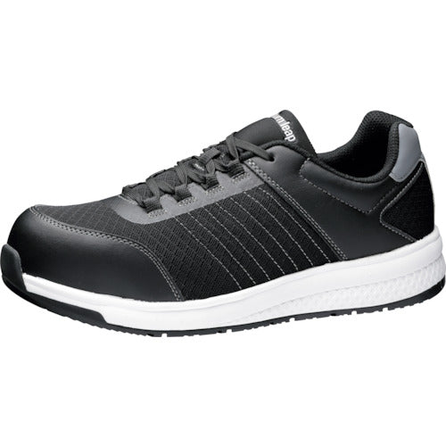 ミドリ安全　高反発ソール　先芯入りスニーカー　ＱＬ−０１Ｎブラック　２８ｃｍ　QL-01N-BK-28.0　1 足