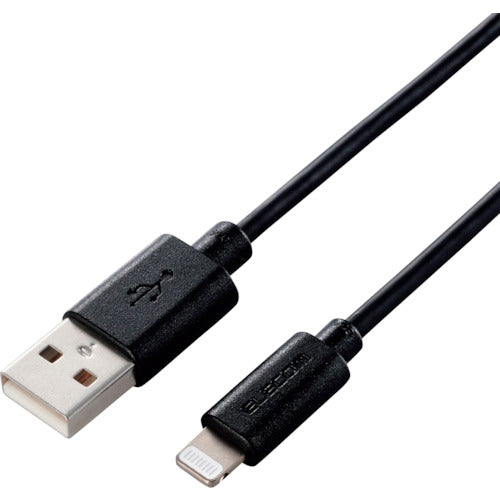 ELECOM Lightning Cable Standard 0.5m Black MPA-UAL05BK 1 piece