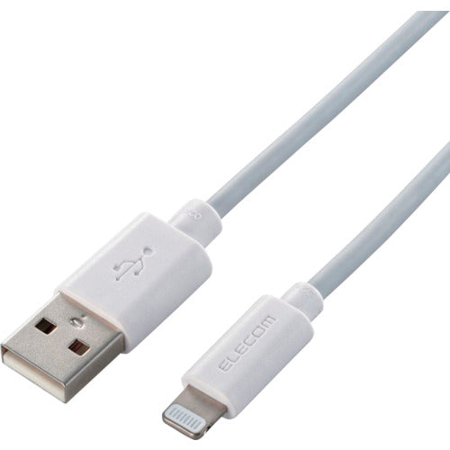 ELECOM Lightning Cable Standard 1.0m White MPA-UAL10WH 1 piece