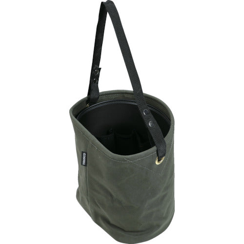 ＴＲＵＳＣＯ　Ｄ型電工バケツ　Ｗ３６２ＸＤ３００ＸＨ３５０　ＯＤ色　TADBD35-OD　1 個