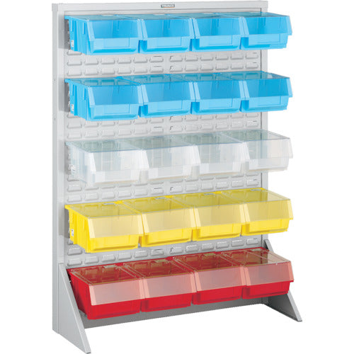 TRUSCCO 패널 컨테이너 랙 910X320XH1240 대X20 뚜껑 부착 T-1220NF-AW 1대