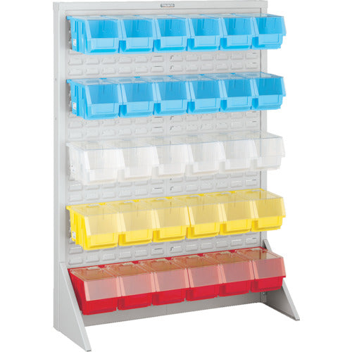 TRUSCO 패널 컨테이너 랙 910X320XH1240 중 X30 뚜껑 부착 T-1230NF-AW 1대