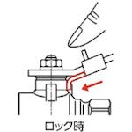 ＴＲＵＳＣＯ　ロック機構付きボールバルブ　フルボア（大流量）タイプ（４００型・青銅）１１／２　BAV-LSF40A　1 個