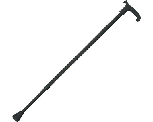 German-made rehabilitation walking stick OS / OS-15 Leather Black 1 piece