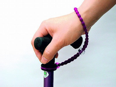 手離れ防止ストラップ　ぽこぽこ / 反射玉レッド　1 個